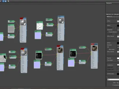 Flag Needles Pack Free low-poly 3D model