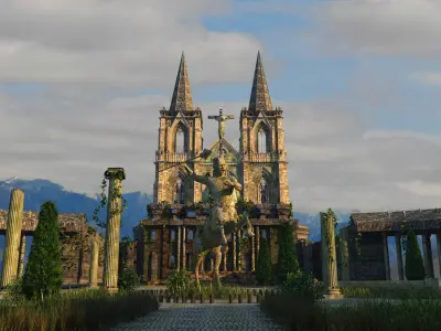 Ancient Church 3D model