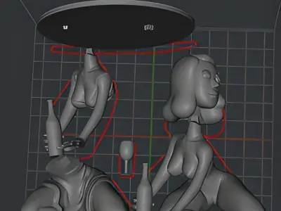 RICK AND MORTY BEAUTIFUL LADIES PACK 3D print model