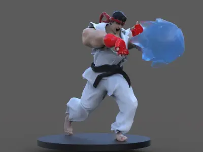 Ryu Sculpture 3D print model