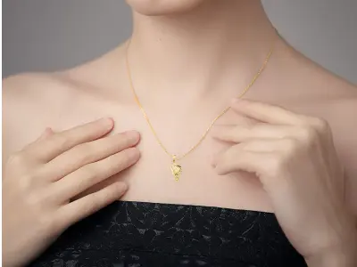 Ring Earrings Pendant Combo 3D print model