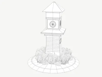 Clock Tower 3D model