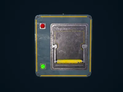 Power Switch Low-poly 3D model