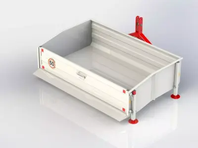 WG 0023 - Mechanical dump box 3D model