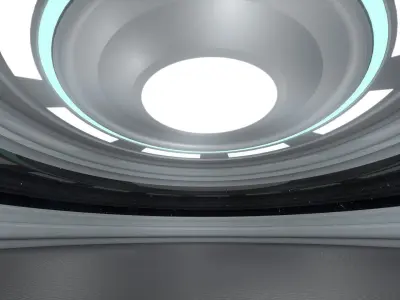 Sci Fi Room 3D model 33