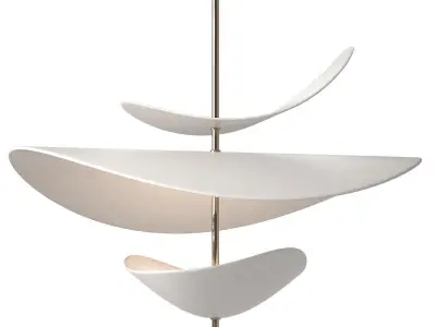 Antigone pendant chandelier by Elsa Foulon 3D model