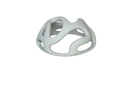 SciFi Cube Object No 44471 Low Poly Shape Low-poly 3D model