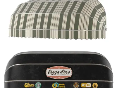 Awning collection vol 01 3D model