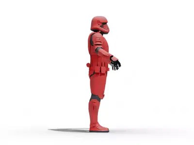 Sith Trooper - Star Wars Low-poly 3D model