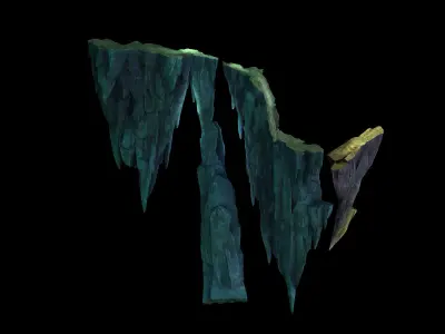 Dragon Hall - Broken Cliff 032 3D model