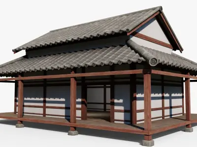 Lavish House Low-poly 3D model