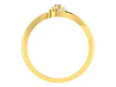 Women Ring Render 3dm STL OBJ FBX Details 3D print model 3