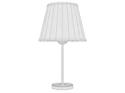 Allory Metal Table Lamp Low-poly 3D model