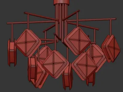 Faceted Glass 12 3D model