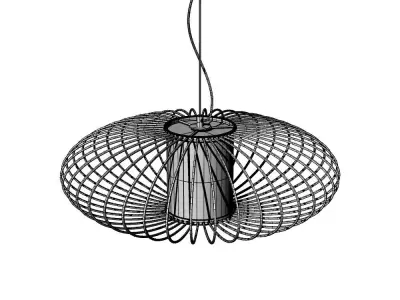 Hanging lamp Cage 3D model