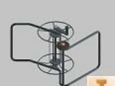 tube winding  Low-poly 3D model