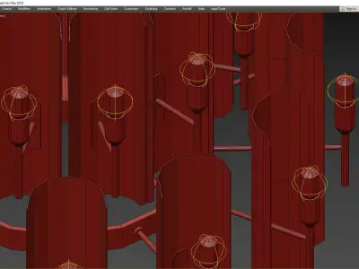 CHANDELIER BY FONTANA ARTE Low-poly 3D model