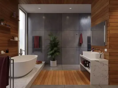 Bathroom interior 3D model