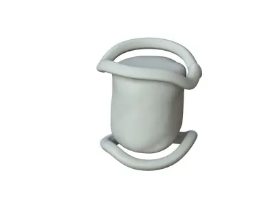 SciFi Shape Object Low Poly 115 Low-poly 3D model