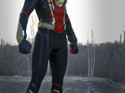 Spider-Man No Way Home Integrated Suit 3D model