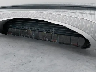 LKKV New Terminal Low-poly 3D model