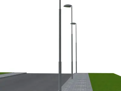 Streetlamp 03 3D model