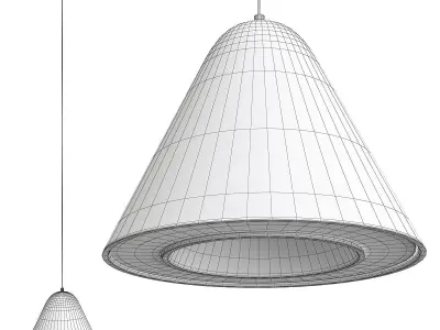 Kone LED Mini Pendant Light Low-poly 3D model