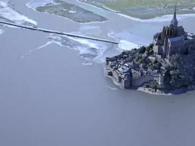 Mount Saint-Michel 3D model