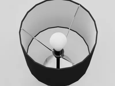 Side Lamp Low-poly 3D model