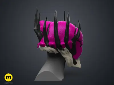 Nidus Prion Helmet - Warframe  3D print model