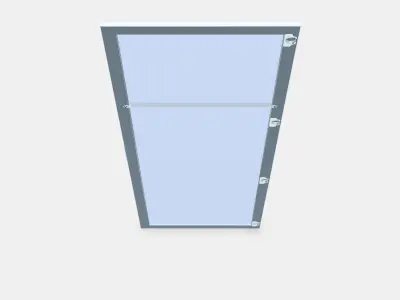 STRAUMEN Mirror door Low-poly 3D model