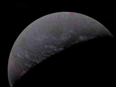 alien moon 002 Low-poly 3D model