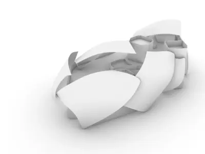 Frank Lloyd Wright Louis Vuitton 3D model