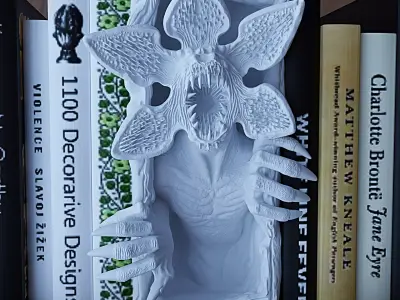 Demogorgon Book Nook Stranger Things 3D print model