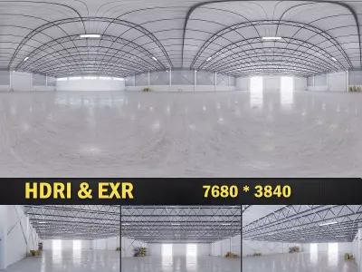 HDRI Interior Warehouse 05 Texture