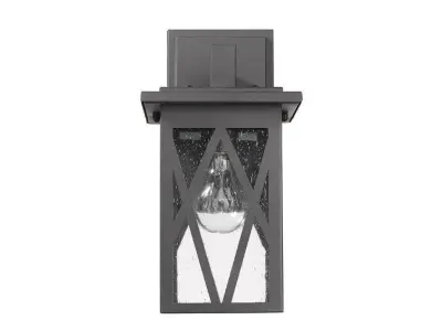 Dunphy Seeded Glass Outdoor Sconce 3D model
