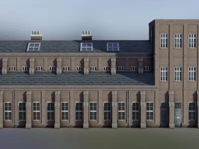 European Building 20 Low-poly 3D model
