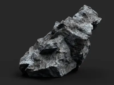 Rock 16-6 Low-poly 3D model