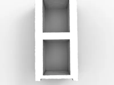 Cinder Block Pack Low-poly 3D model