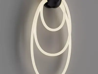 Wall lamp Dahlia 3D model