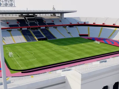 Estadi Olimpic Lluis Companys - Barcelona 2023 3D model