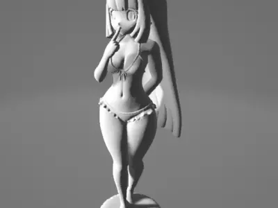 Shy Summer 3D print model