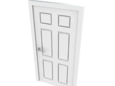 White Door 3D model