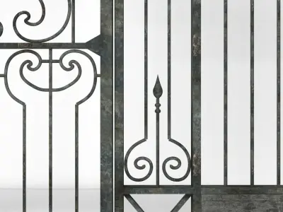 Classic Iron Gate 3D model
