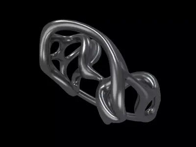 Abstract Shape v30 003 Low-poly 3D model