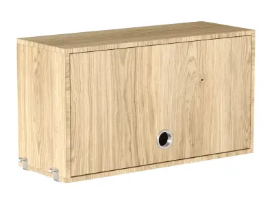 String top cabinet Low-poly 3D model