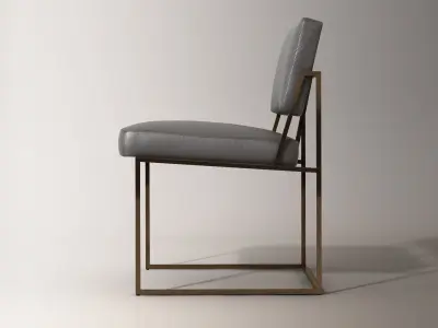 1188 Armless Chair 3D model