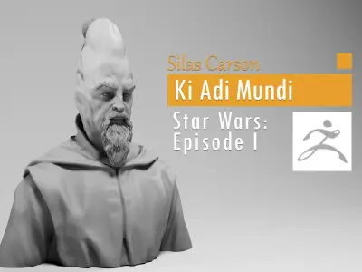 Silas Carson - Ki Adi Mundi - Star Wars Episode I 3D print model
