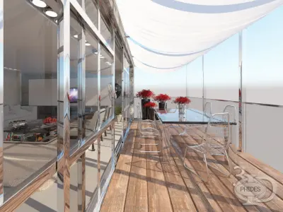 living room 4 3D model