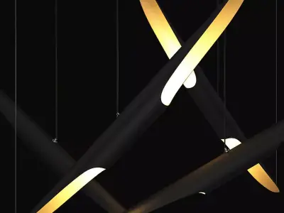 Ceiling Lamps Set 1 3D model